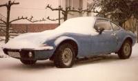 MARTINS RANCH Opel GT winter Januar 1981